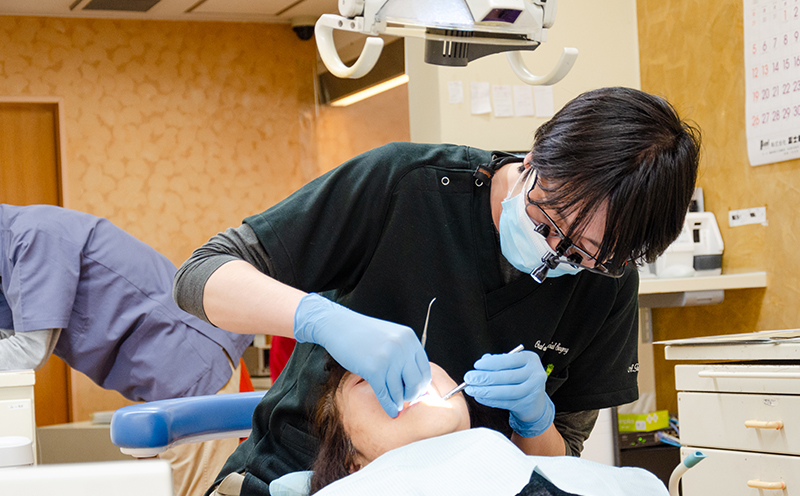  口腔内診査イメージ